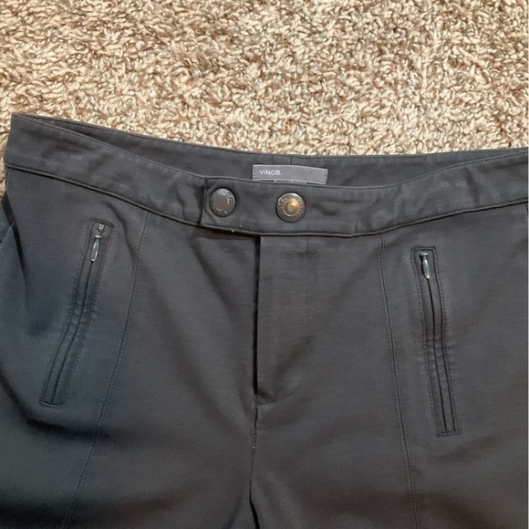 Vince Women’s Stretch Pants Charcoal Gray Black Size 6 - Picture 7 of 11